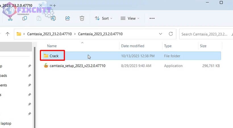 Mở file kích hoạt Camtasia 2023